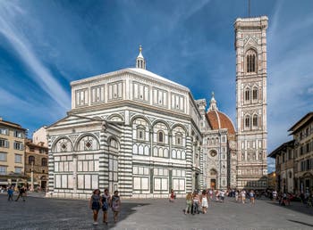 The Baptistery of San Giovanni in Florence in Italy