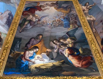 Dome's Frescoes of the Chapel of the Princes in Florence in Italy