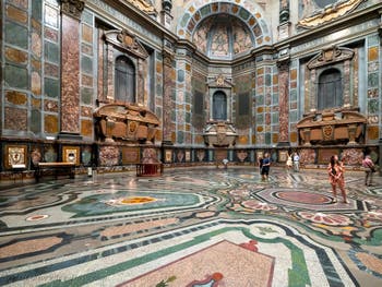 The Medici Chapel, the Chapel of the Princes in Florence in Italy