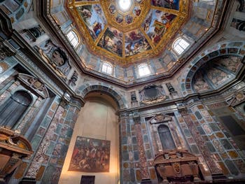The Medici Chapel, the Chapel of the Princes in Florence in Italy