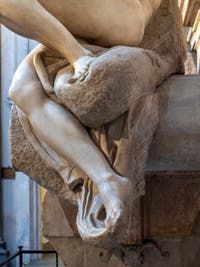 Michelangelo, Dawn, New Sacristy Medici in Florence Italy