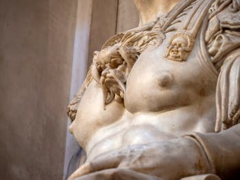 Michelangelo, Giuliano de Medici Duc of Nemours, New Sacristy in Florence Italy