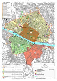 Limited Traffic Zone Map ZTL in Florence in Italy