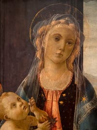 Botticelli, Virgin of the Sea, at the Accademia Gallery of Florence