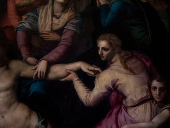 Agnolo Tori il Bronzino, Deposition of Christ, at the Accademia Gallery in Florence