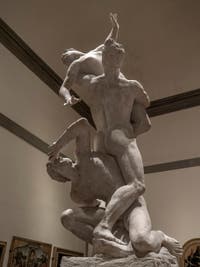 Giambologna, The Rape of the Sabine Women, Accademia Gallery in Florence in Italy