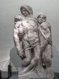 Michelangelo, Palestrina Pietà, Accademia Gallery in Florence in Italy