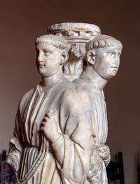 Arnolfo di Cambio, Three Acolytes at the Bargello Museum in Florence