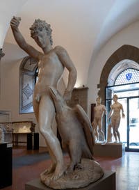 Benvenuto Cellini, Ganymede and the eagle, Bargello Museum in Florence Italy