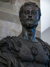 Benvenuto Cellini, Cosimo I de' Medici, Grand Duke of Tuscany, Bargello Museum in Florence Italy