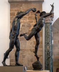 Giambologna, Flying Mercury and Bacchus, Bargello Museum in Florence