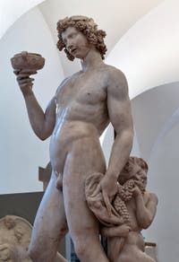 Michelangelo Buonarroti, Bacchus, Bargello Museum in Florence Italy