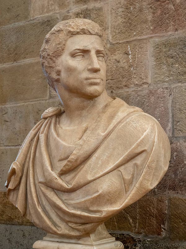 Michelangelo Sculptures Bargello Museum in Florence Italy