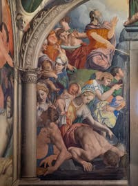 Bronzino, Fresco Chapel of Eleonora of Toledo, Palazzo Vecchio in Florence in Italy