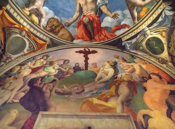 Bronzino, Fresco Chapel of Eleonore of Toledo, Palazzo Vecchio in Florence in Italy