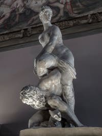 Giambologna, The Victory of Florence over Pisa, Hall of the Five Hundred of Palazzo Vecchio in Florence, Italy
