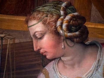 Giorgio Vasari, Penelope at the loom, Penelopoe Room at Palazzo Vecchio in Florence in Italy.