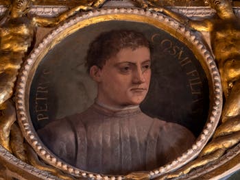 Giorgio Vasari, Portrait of Piero I di Cosimo de' Medici also knows as the Gouty, Palazzo Vecchio in Florence, Italy