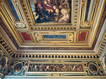 Giorgio Vasari, Esther Room Ceiling, at Palazzo Vecchio in Florence in Italy.