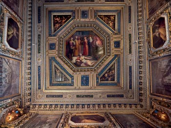 Giorgio Vasari, Gualdrada Room Ceiling, at Palazzo Vecchio in Florence in Italy.