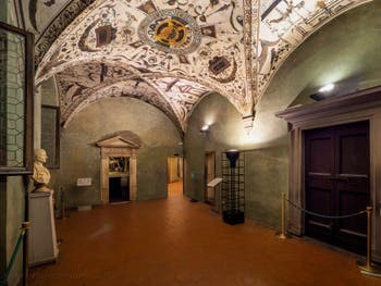 Green Room by Ridolfo del Ghirlandaio at the Palazzo Vecchio in Florence in Italy