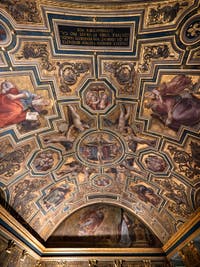 Chapel of the Priors of Ridolfo del Ghirlandaio at the Palazzo Vecchio in Florence in Italy
