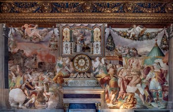 Francesco Salviati, Defeat of the Volsques and Furio Camillo punishes the master of the Falerii for his betrayal, Hall of Hearing of the Palazzo Vecchio in Florence