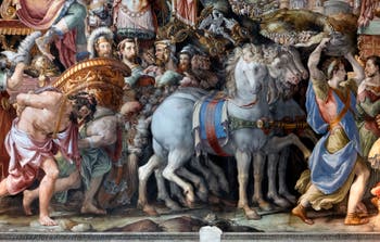 Francesco Salviati, The Triumph of Furio Camillo After the Taking of Veio, Hall of Hearings of the Palazzo Vecchio in Florence