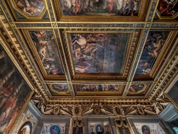 Giorgio Vasari, Hall of Pope Leo X John of Medici, Palazzo Vecchio in Florence Italy