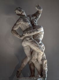 Vincenzo de Rossi, Hercules suffocates Antaeus, Hall of the Five Hundred of Palazzo Vecchio in Florence