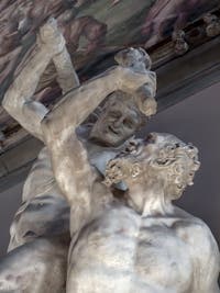 Vincenzo de Rossi, Hercules kills the Centaur Nessos, Hall of the Five Hundred of Palazzo Vecchio in Florence