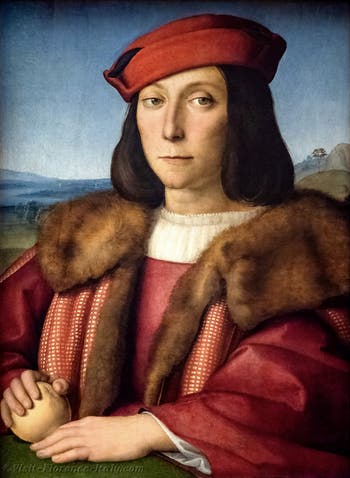 Raphael, Portrait of a Young Man with an Apple, Francesco Maria della Rovere, Pitti Palace, Florence