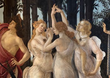 Botticelli, An Allegory of Spring, Uffizi Gallery, Florence Italy