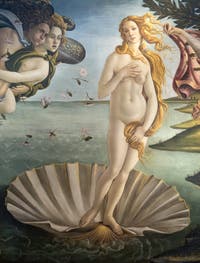 Botticelli, The Birth of Venus, Uffizi Gallery, Florence Italy