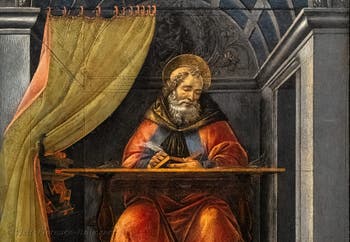 Sandro Botticelli, Saint Augustine in his Study, 1490–1500, Uffizi Gallery, Florence, Italy