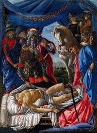 Sandro Botticelli, The Discovery of Holofernes' Corpse, Ufizzi Gallery, Florence, Italy